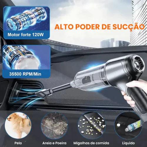 (Compre 1 Leve 2) Aspirador de Pó Portátil 4 em 1 Super Clean® + Brindes Exclusivos - Somente Hoje!