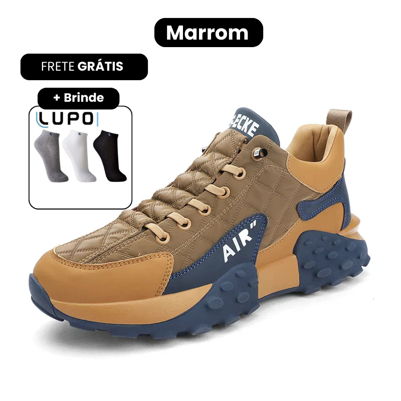 Tênis Ortopédico AirConfort + KIT de 3 Meias de Brinde